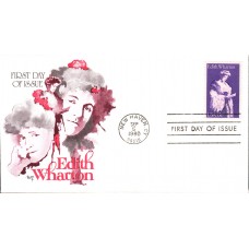 #1832 Edith Wharton Marg FDC