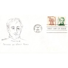 #1852 Sylvanus Thayer Marika FDC