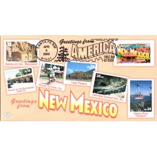 #3591 Greetings From New Mexico M & D FDC