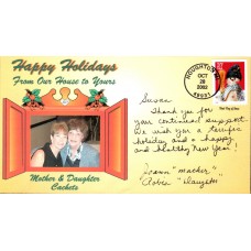 #3677 Snowmen M & D FDC