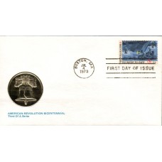 #1482 Boston Tea Party Medallion FDC