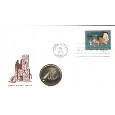 #1485 Robinson Jeffers Medallion FDC