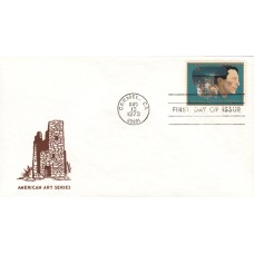 #1485 Robinson Jeffers Error Medallion FDC