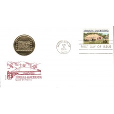 #1505 Chautauqua Medallion FDC