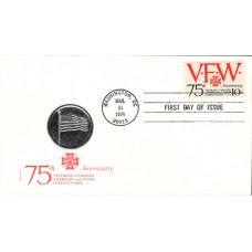 #1525 VFW Medallion FDC