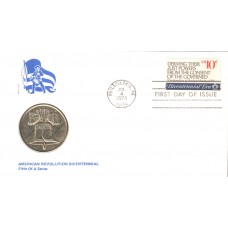 #1545 Continental Congress Medallion FDC