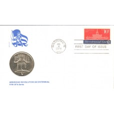 #1546 Continental Congress Medallion FDC