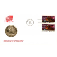 #1559 Sybil Ludington Medallion FDC