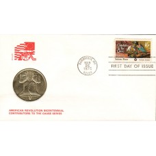 #1560 Salem Poor Medallion FDC