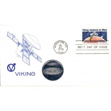 #1759 Viking Missions to Mars Medallion FDC