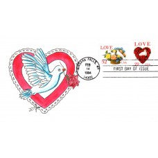 #2814C-15 Love - Dove Micco FDC