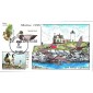 #ME7 Maine 1990 Duck Milford FDC