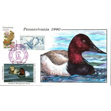 #PA8 Pennsylvania 1990 Duck Milford FDC