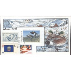 #ID5 Idaho 1991 Duck Milford FDC