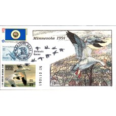 #MN15 Minnesota 1991 Duck Milford FDC