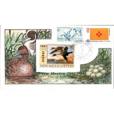 #NM1 New Mexico 1991 Duck Milford FDC