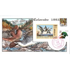 #CO3 Colorado 1992 Duck Milford FDC