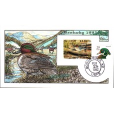 #KY8 Kentucky 1992 Duck Milford FDC