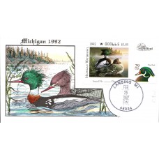 #MI17 Michigan 1992 Duck Milford FDC