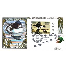 #MN16 Minnesota 1992 Duck Milford FDC