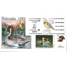 #NE2 Nebraska 1992 Duck Milford FDC