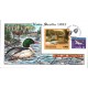 #NS1 Nova Scotia 1992 Duck Milford FDC