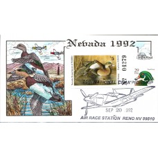 #NV14 Nevada 1992 Duck Milford FDC