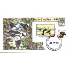 #SC12 South Carolina 1992 Duck Milford FDC