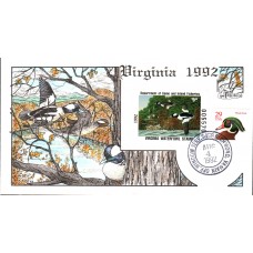 #VA5 Virginia 1992 Duck Milford FDC