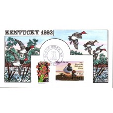 #KY9 Kentucky 1993 Duck Milford FDC