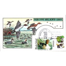 #RI5 Rhode Island 1993 Duck Milford FDC