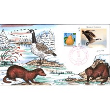 #MI21 Michigan 1996 Duck Milford FDC