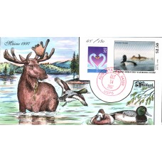 #ME14 Maine 1997 Duck Milford FDC