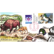 #OK18 Oklahoma 1997 Duck Milford FDC