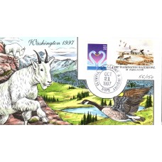 #WA12 Washington 1997 Duck Milford FDC