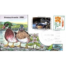 #PA16 Pennsylvania 1998 Duck Milford FDC