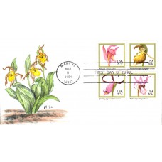 #2076-79 Orchids Mille FDC