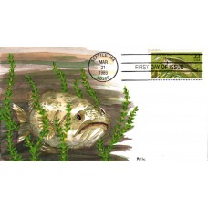 #2207 Largemouth Bass Mille FDC