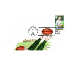 #2376 Knute Rockne Mille FDC