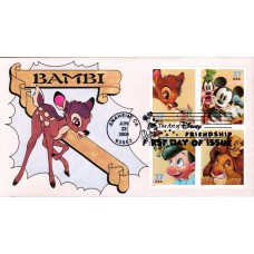 #3865-68 Art of Disney - Friendship Montgomery FDC