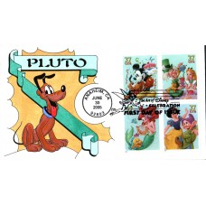 #3912-15 Art of Disney - Celebrations Montgomery FDC