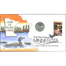 #4266 Minnesota Statehood Artist Proof Montgomery FDC