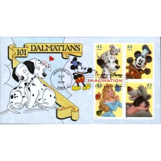 #4342-45 Art of Disney: Imagination AP Montgomery FDC