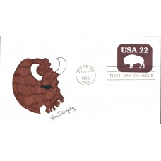 #U608 American Bison Murphy FDC