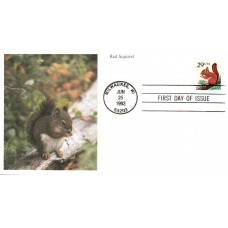 #2489 Red Squirrel Mystic FDC