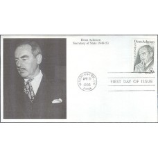 #2755 Dean Acheson Mystic FDC