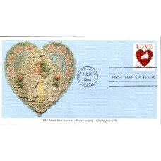 #2814 Love - Dove Mystic FDC