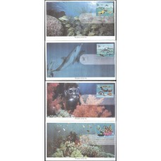 #2863-66 Wonders of the Sea Mystic FDC Set