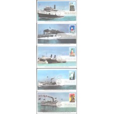 #2969-73 Great Lakes Lighthouses Mystic FDC Set