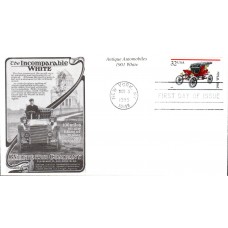 #3023 1901 White Mystic FDC